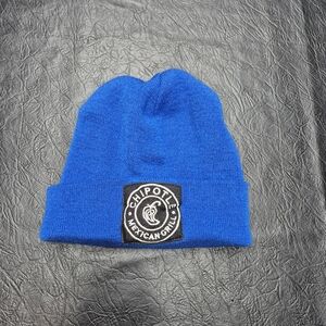 Chipotle Logo Blue Knit Beanie